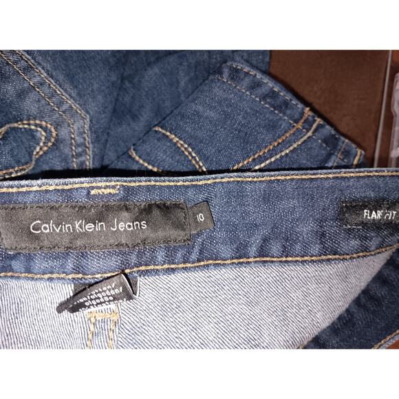 Calvin Klein Flare Fit Jeans size 10 - Picture 3 of 4